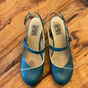 Miz Mooz Dark Teal Heels